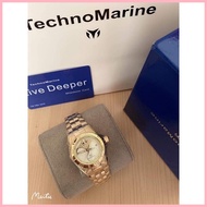 ◬ ❃ TECHNOMARINE sea dream gold watch