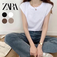 เสื้อยืดแขนกุด แนว zara ผ้านุ่ม มี 6 สี