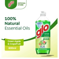 Glo Nature Dishwash Liquid - Green Apple & Grapefruit 800ml