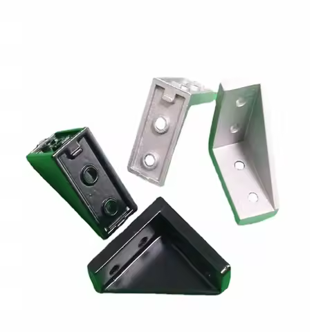 20pcs/lot 2040 corner fitting angle aluminum 38x38 L connector bracket fastener match use 2040 indus