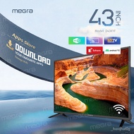 🥗MEGRA TV 43 Inch / TV 40 Inch Smart LED TV Powered By Android O.S 9.0 OLER