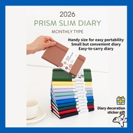 INDIGO 2026 DIARY SLIM PRISM DIARY/Prism Slim Monthly Diary/  2026 Notebook-type diary/Korean Diary