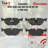 Brembo Ceramic ผ้าเบรคหลัง Bmw (E84) X1 18i 20i 20d P06 038C