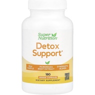 Super Nutrition Detox Support with Milk Thistle Extract, Picrorhiza Root Extract, Turmeric Extract, 
