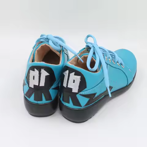 Lnklings Cosplay Shoes Splatoon 2 Blue Boots Halloween Christmas Women Men Cosplay Boots