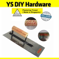 4 1/2" x 10 5/8" RAINBOW 99999 STAINLESS STEEL PLASTERING TROWEL~(MADE IN SINGAPORE)