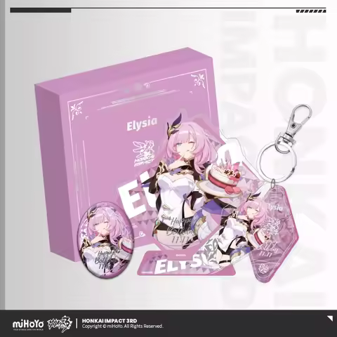 Sunsyea Honkai Impact 3rd Official Merch miHoYo Original Authentic Happy Birthday Gift 1 Box Elysia 