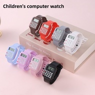 Calculator Children's Watch with Multi-functional Digital Display for Showing Date and Time Mini Cal