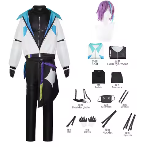 PJSK Wonderlands Showtime Dead Boy Punk Kamishiro Rui Outfits Games Anime Cosplay Costumes