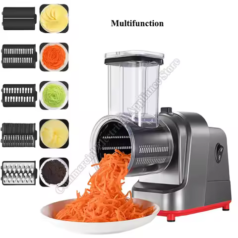 Electric Vegetable Cutter Powder Cheese Cutter French Fries Pizza Shredded Carrots Sliced Potatoes G