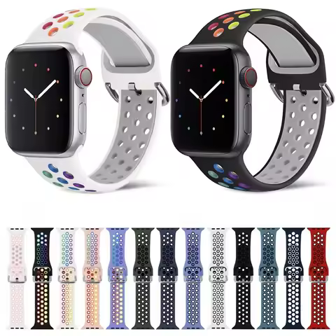 42 44 45 49mm Silicone Strap For Apple Series 7 8 9 10 Ultra 2 3 Smart Watch W58 W37 T500 X8 Smartwa
