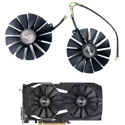 NEW Cooling Fan 95mm 4pin T129215SM FDC10M12S9-C For ASUS STRIX RX 470 580 570 GTX 1050Ti 1070Ti 108