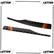 LET Rearview Mirror Protector Sticker, Black Carbon Fiber Car Non-Collision Strips Decal, 4.33x0.59in Strips Auto Decorations Stickers for 2PCS for Car Rearview Mirror