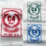 💎 Plastik Beras 2 KG / 2,5 KG / 3 KG C4 Raja (isi 100 lembar) 💎