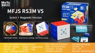 ！NEW！[Funcube] MoYu RS3M V5 Magic cube RS3MV5 3x3x3 Magnetic cube Moyu cubing Puzzle Toys Profession