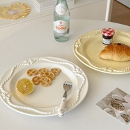 [siggi] COQUETTE Aesthetic Plate Ribbon-Shaped Plate/ Korean Aesthetic Plate/ Dessert Plate/ Aesthet
