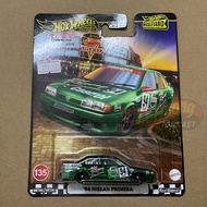 LeHuong Diecast - Hot Wheels Premium Boulevard - 94 Nissan Primera (Green) Castrol