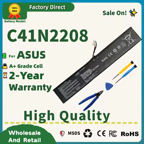 Factory Direct! C41N2208 Battery For ASUS ROG ALLY Gaming Handheld series of RC71L/PC71L high capaci