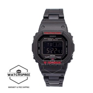 [Watchspree] Casio G-Shock Bluetooth® Multi Band 6 Tough Solar Black Stainless Steel / Resin Composite Band Band Watch GWB5600HR-1D GW-B5600HR-1D GW-B5600HR-1