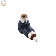 PEWANY RCA Adapter RCA Elbow Amplifier Gold Plating Plug Audio Converter Converter RCA Connector Plu