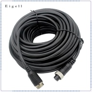 [Eigell] 4 Pins Car Camera Extension Cord for Bus Truck Reversing Rear View Camera