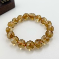 [03] Natural Round Citrine Bracelets - Stone of Abundance