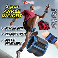 Workout Weight Training Sand Bag Pair Ankle Weight Physiotherapy (1kg-6kg)