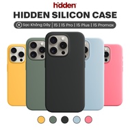 HIDDEN SILICON CASE iPhone CASE with magnetic support for iPhone 15 / 15 Pro / 15 Plus / 15 Promax i