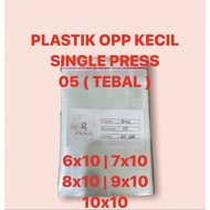 6x10 7x10 8x10 9x10 10x10 05 | OPP SEAL plastic | SMALL PLASTIC 100 SHEETS