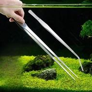 1pcs New 48cm Aquarium Tweezer Long Tong Stainless Steel Fish Tank Cleaning Tool Water Grass Clip Pe
