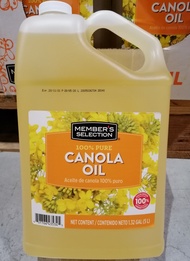 Member's Selection 100% Pure Canola Oil 5L (169oz)