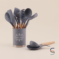 SARABARN Cooking Utensils Set | ชุดอุปกรณ์ประกอบอาหาร 12 ชิ้น พร้อมกระบอก
