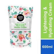 Good Virtues Co Lightening & Hydrating Shower Cream Refill 600ml