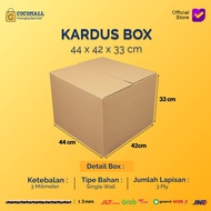 Kardus Karton Box Polos Jumbo Besar Ukuran 44X42X33 Cm