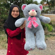 hadiah birthday (winter bear 80cm)