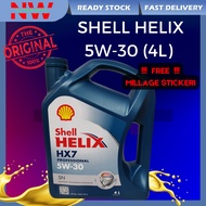 ORIGINAL SHELL HELIX HX7 PROFESSIONAL 5W-30 5W30 SEMI SYNTHETIC ENGINE OIL ( 4L )