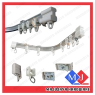 Curve Curtain Langsir Track Batang Rail Aluminium Curve Railing Aluminium Curtain Dibengkokkan Track