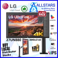 LG 27UN880 27 inch UHD 4K IPS Monitor with Ergo Stand/DP v1.4 x1, HDMI 2.0 x2, Type-Cx1, Headphone Out, Built-In-Speaker