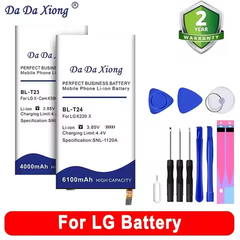 BL-T35 BL-T37 BL-T30 BL-45F1F BL-T23 BL-T24 BL-T28 BL-S3 Bateria For LG X Power Google 2 II V40 X-Ca