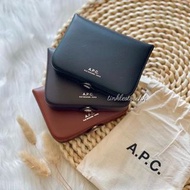 A.P.C. Josh wallet 小盒子銀包 黑色/復古啡/深啡色 男女同款