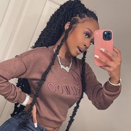 ZRQ Butterfly Locs Crochet Hair 24 Inch 2Packs Distressed Butterfly Faux Locs With Curly Ends Pre Lo