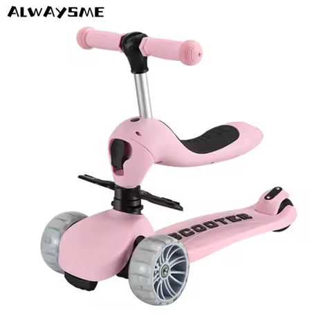ALWAYSME Kids Kick Scooter & Balance Bike