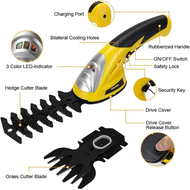 Electric Cordless Hedge Trimmer Grass Shear Handheld Grass Clipper Hedge Cutter Machine Power Hedge 