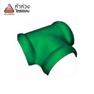 ครอบ 3 ทาง T ไตรลอน ตราห้าห่วง 39x42x11.5 ซม. สีเขียวมุกแพลทตินั่ม (1169252)