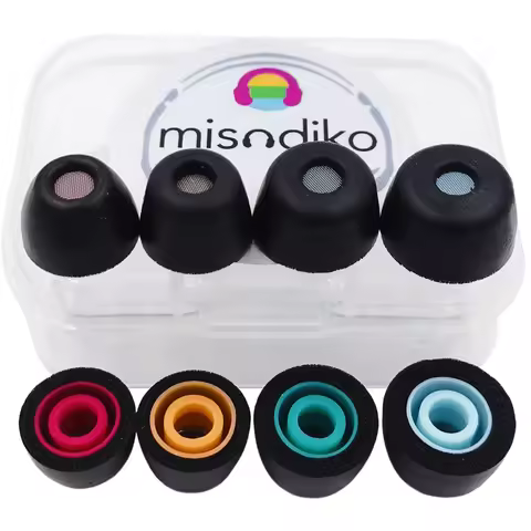 misodiko FT4S Upgraded Memory Foam Earbuds Ear Tips Replacement for Sony WF- 1000XM5/ C510/ C710N, L
