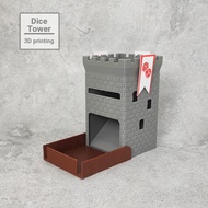 Board Game Accessories Dice Tower Dice Tower 3D Printing Foldable Portable Castle