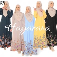 ✽JUBAH CEY ITALIAN FLORA 8 MUSLIMAH✲