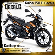 suzuki raider 150 fi satria Decals High-Quality Stickers gear
