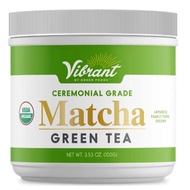 Organic Matcha Green Tea - Ceremonial Grade - 3.5 oz (100 Grams)
