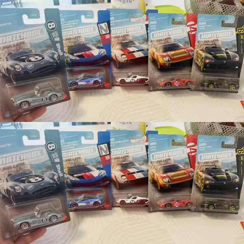 Matchbox GGF12 City Hero Traffic Diecast Car Alloy Model Lamborghini Miura Aston Martin Collectible 